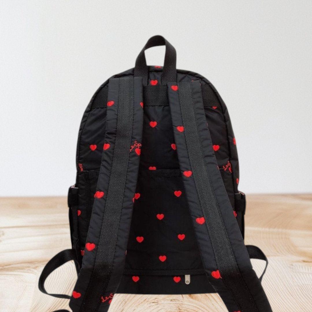 レスポートサック スウィートハート 刺繡 ブラック リュック