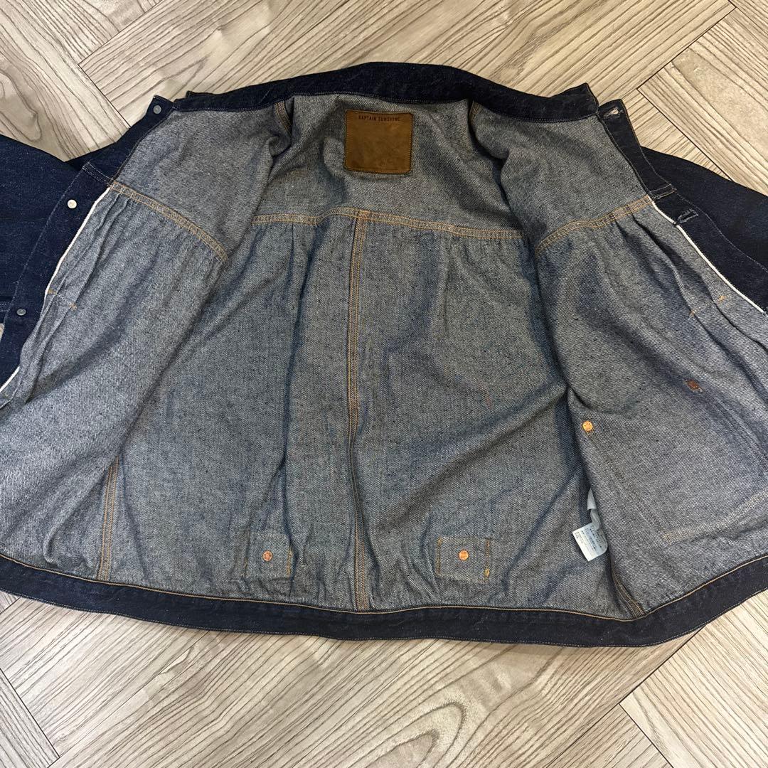 インディゴ デニムジャケット Lサイズ　キャプテンサンシャイン