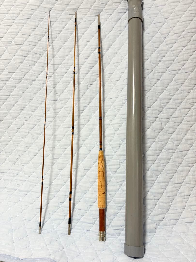 トンキンバンブーフライロッド、7´8 #3/#4パックロッド美品