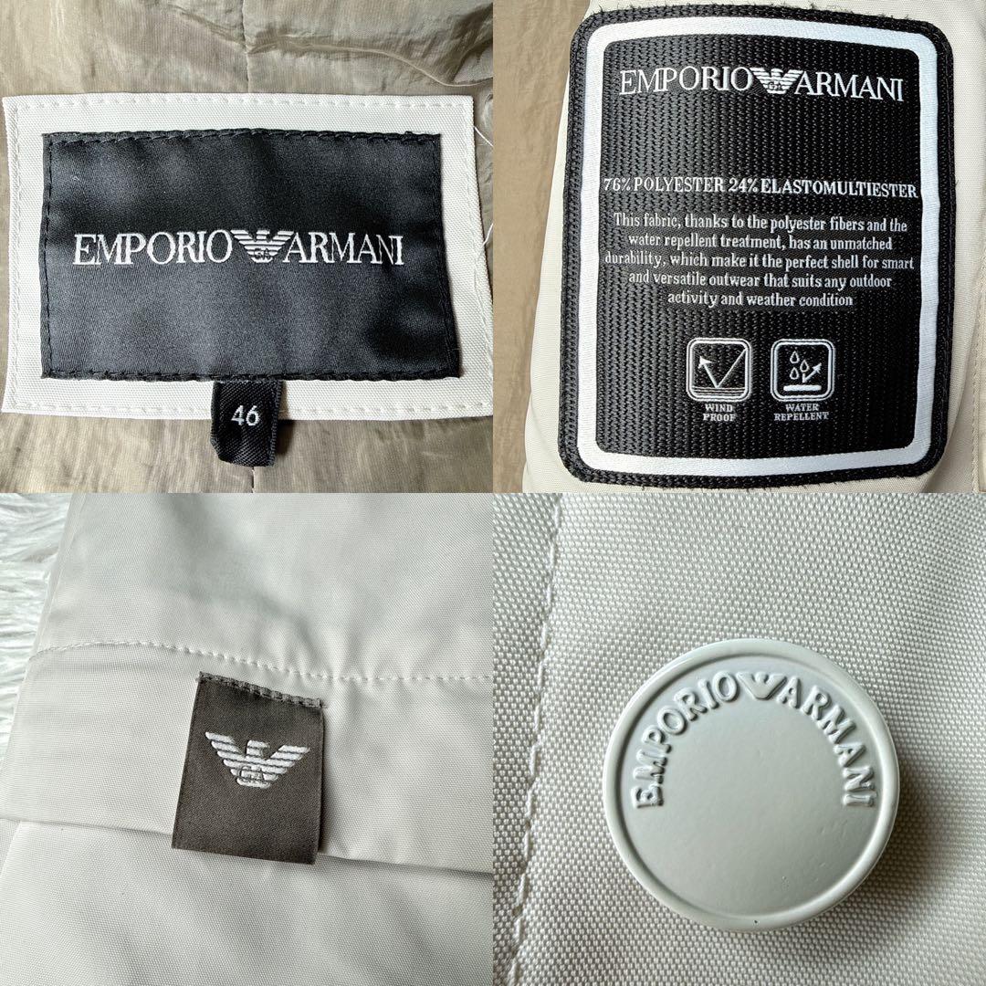エンポリオアルマーニ 2way ステンカラーコート ブルゾン 防水加工 防風