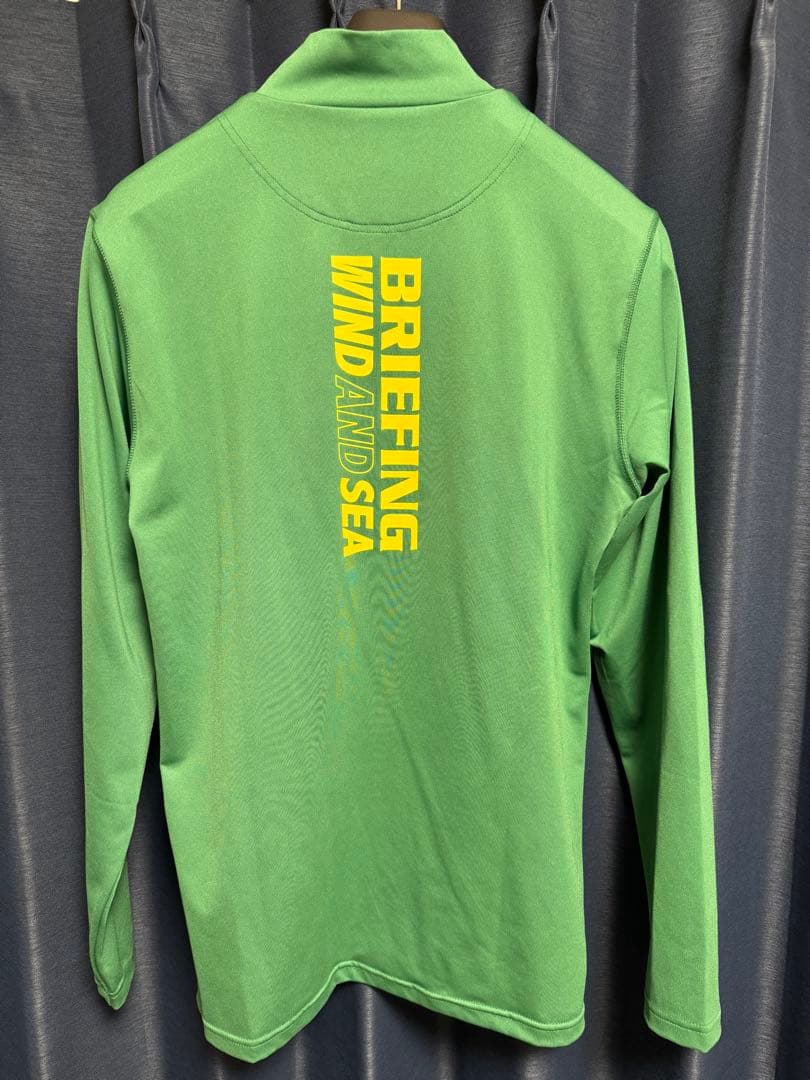 BRIEFING × WIND AND SEA 長袖ハイネックグリーン