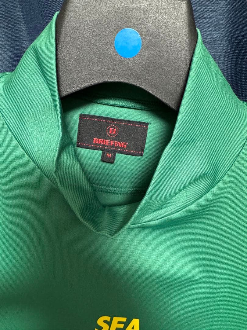 BRIEFING × WIND AND SEA 長袖ハイネックグリーン