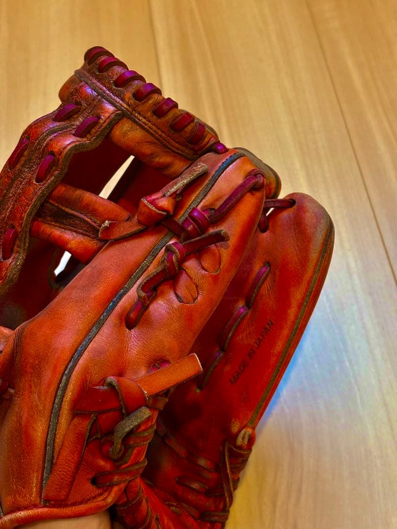 SSK 硬式グローブ 赤色　オーダー　オールラウンダー用