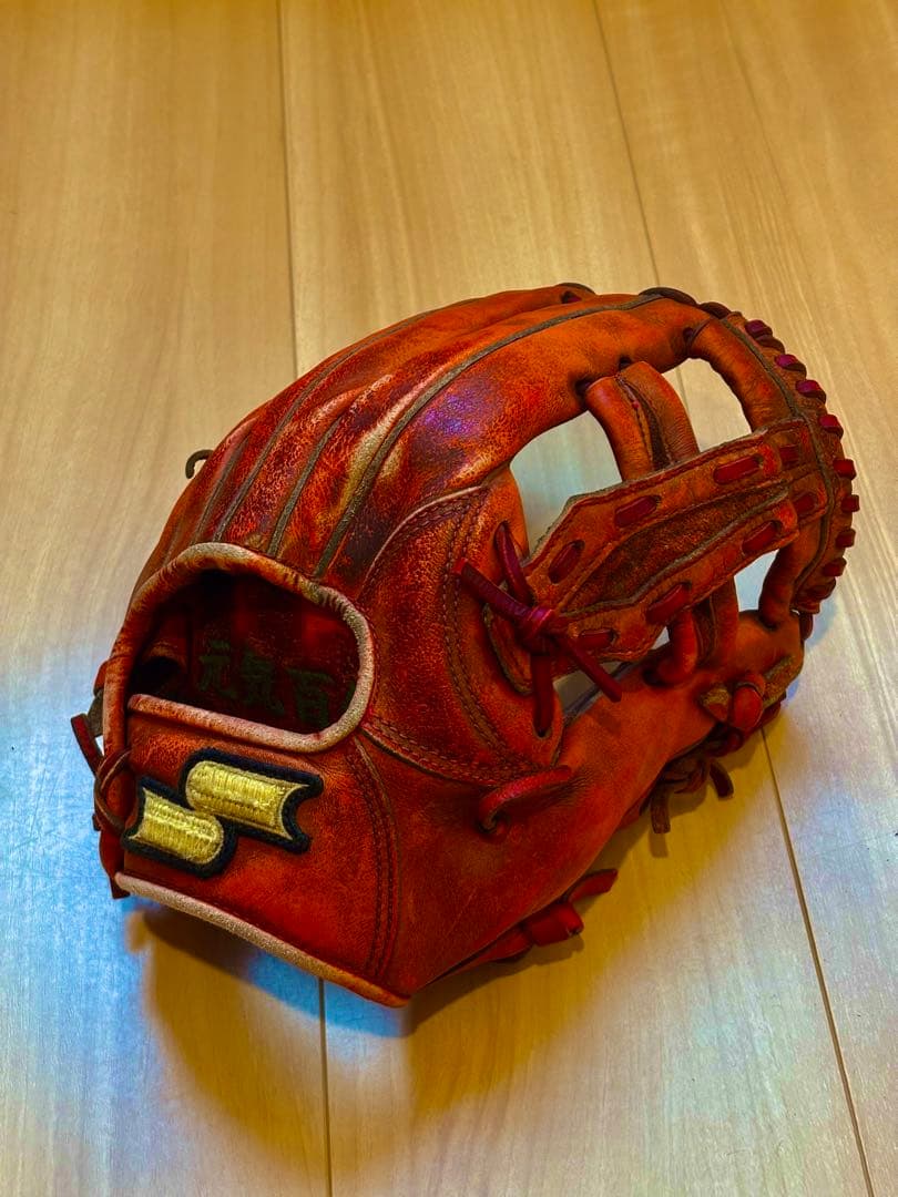 SSK 硬式グローブ 赤色　オーダー　オールラウンダー用