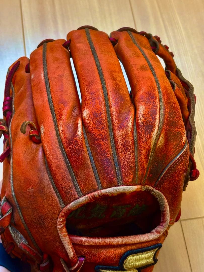 SSK 硬式グローブ 赤色　オーダー　オールラウンダー用