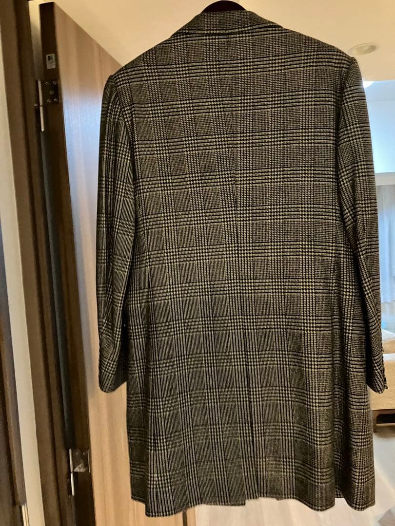 最高級 トゥモローランド ピルグリム カシミヤ チェスターコート グレンチェック