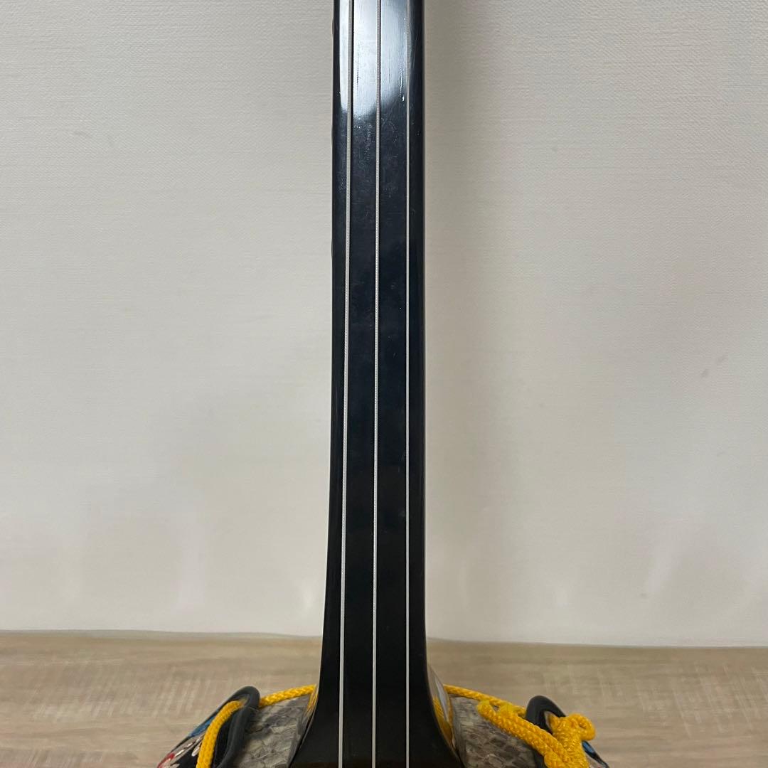 ★訳あり品★ 沖縄三線 蛇皮 三味線 龍柄 胴巻き 和楽器 ハードケース付 入門