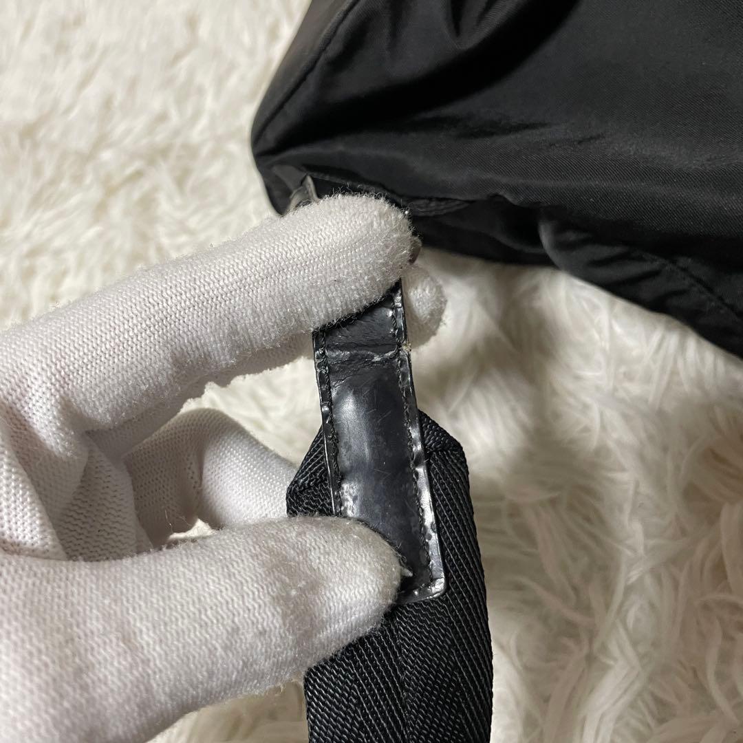 【美品】PRADA プラダ　リュック　バックパック　ナイロン　ブラック　黒