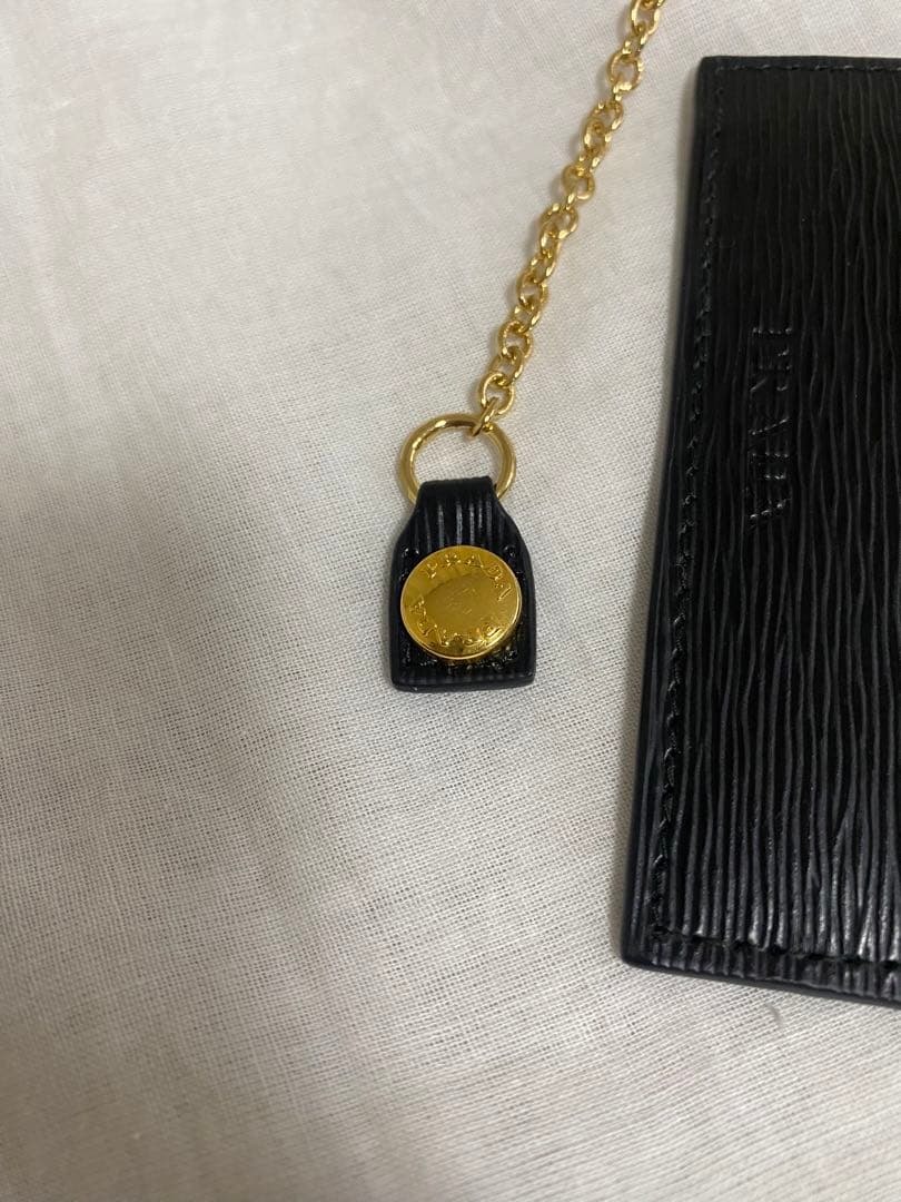 PRADA エピレザー ブラック 長財布 IDケース付き