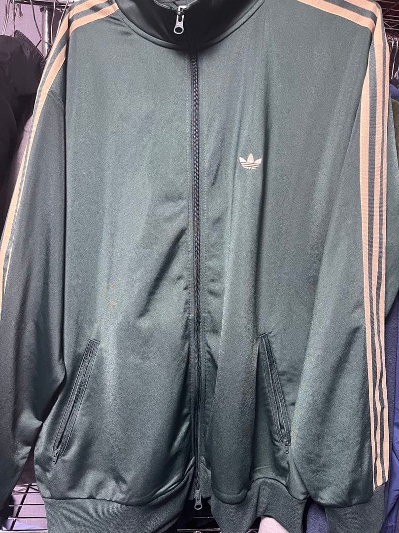 adidas ナイロンジャージ 裏ボア トリコロール Mサイズ 170cm adidas