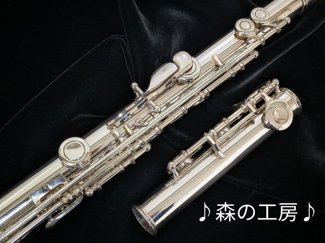 フルート専門店‼️部活応援‼️頭部管銀製　ヤマハフルート YFL311 Eメカ