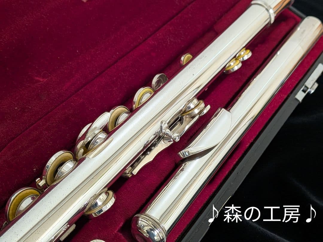 フルート専門店‼️部活応援‼️頭部管銀製　ヤマハフルート YFL311 Eメカ
