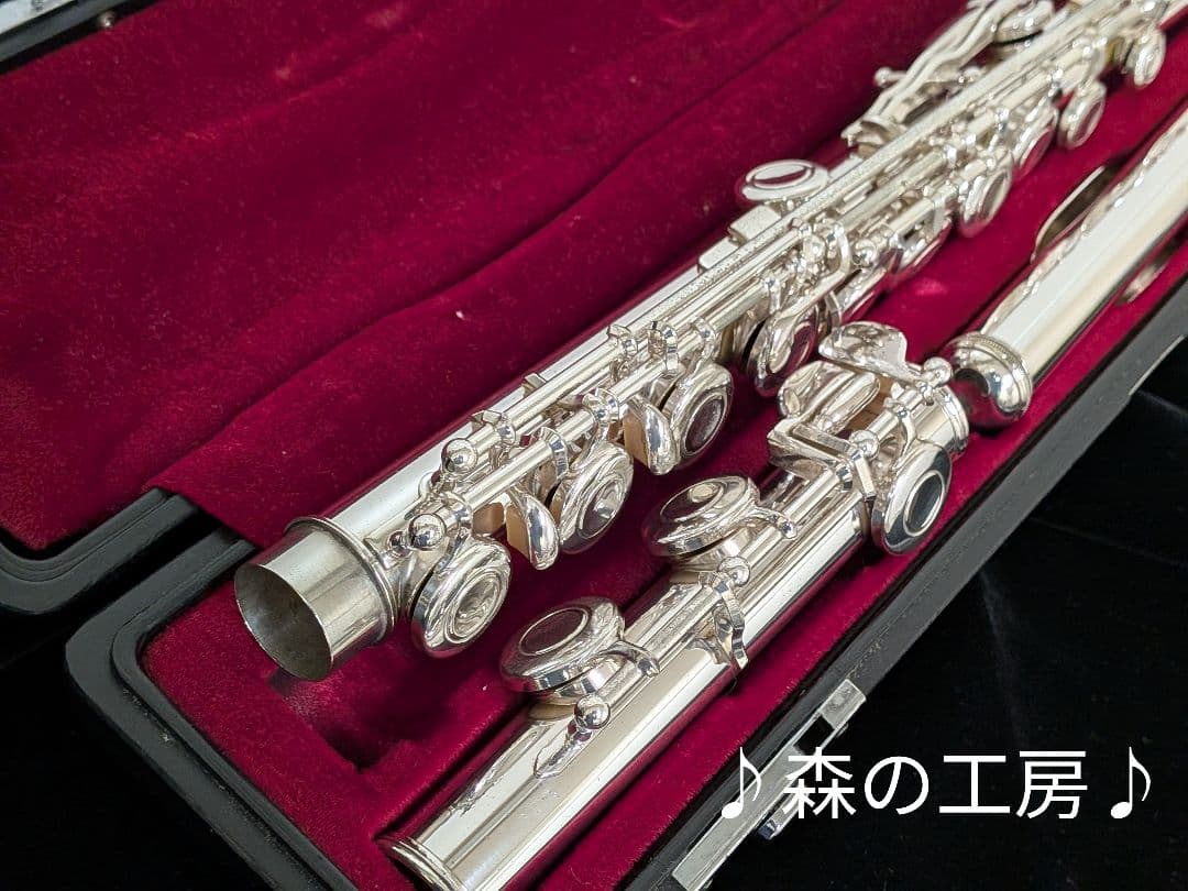 フルート専門店‼️部活応援‼️頭部管銀製　ヤマハフルート YFL311 Eメカ