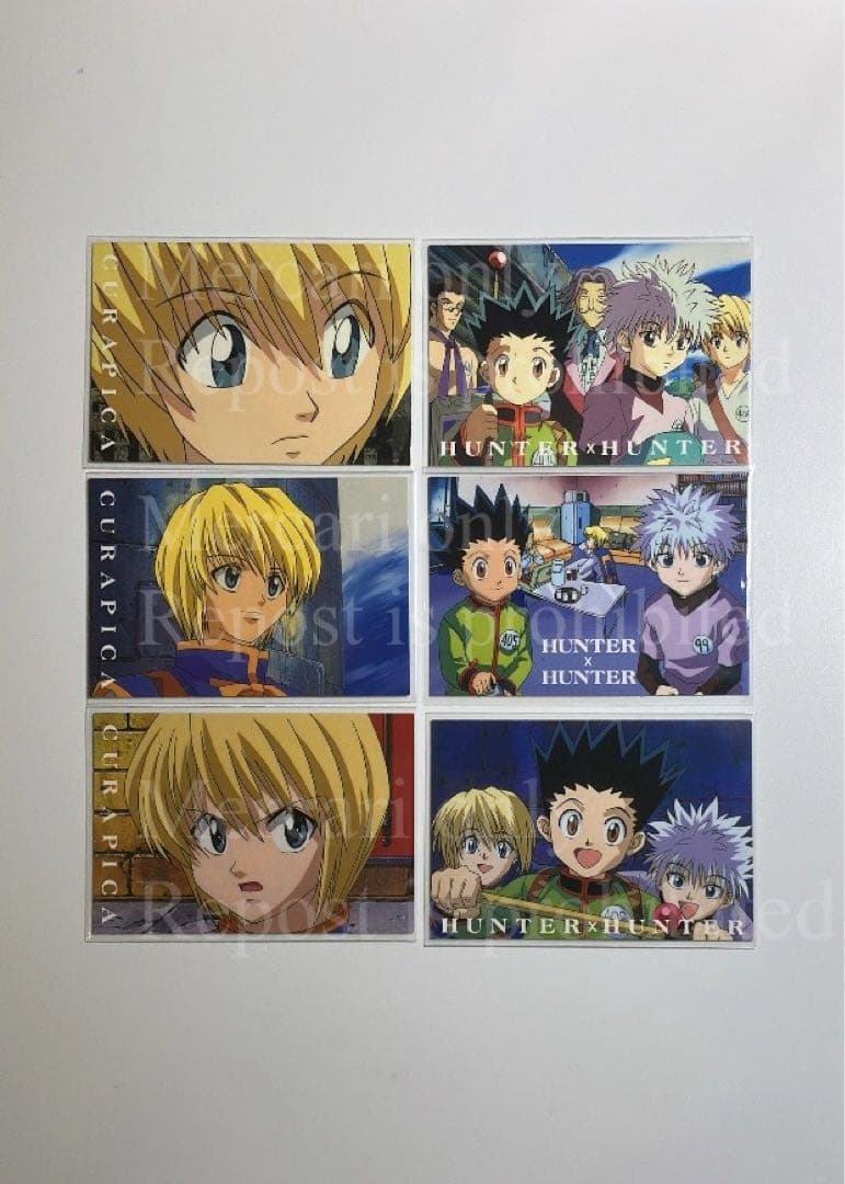ハンター×ハンター スクラッチカード 6枚セット 旧アニメ ク