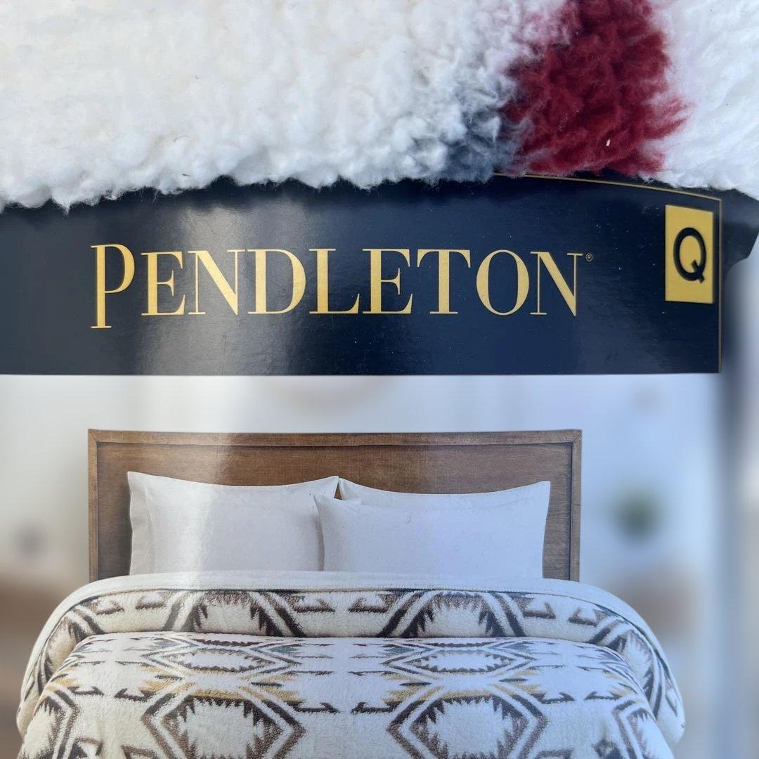 Pendleton クイーンブランケット 幾何学模様