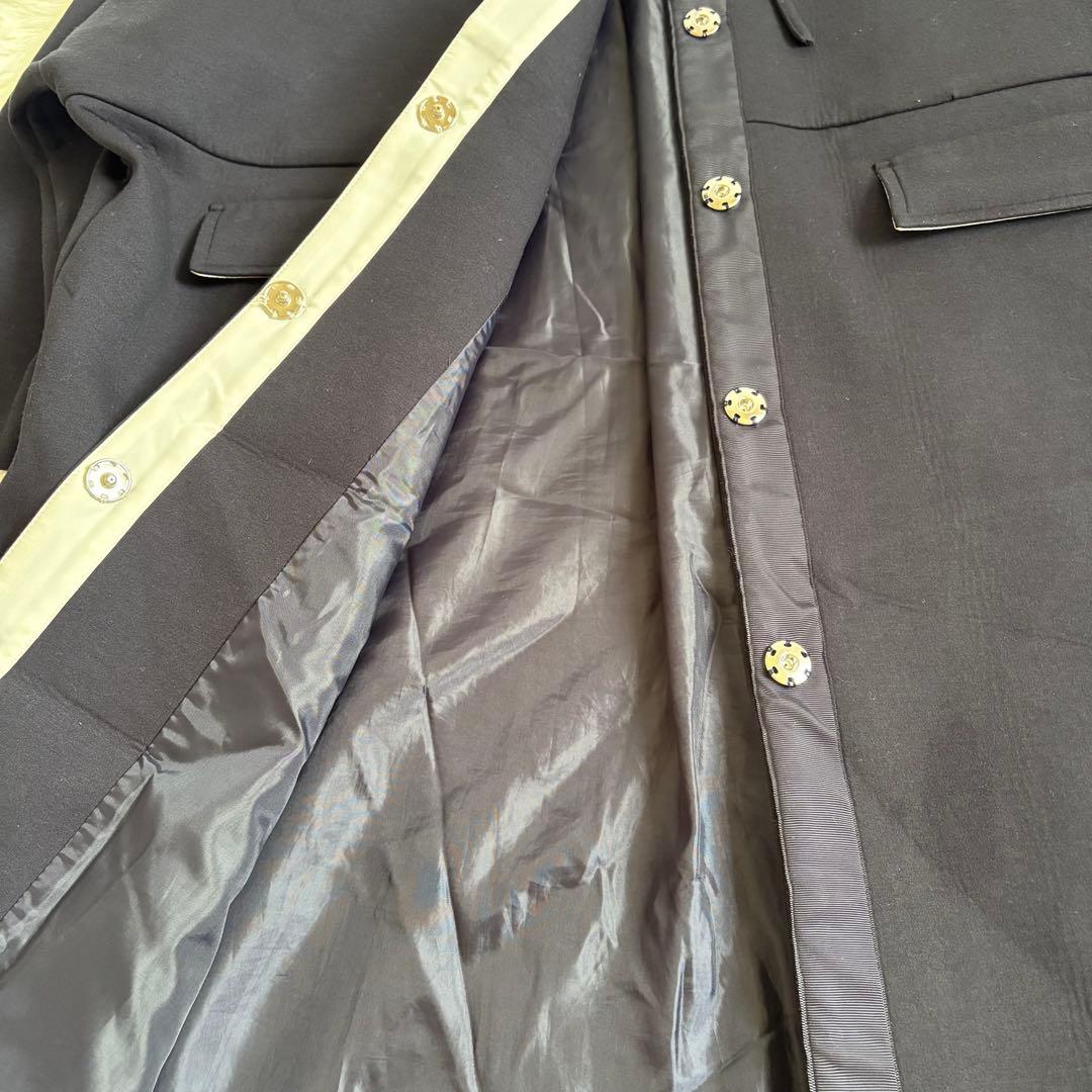 ella selectshop カーボードセーラーコート　ネイビー　フリーサイズ