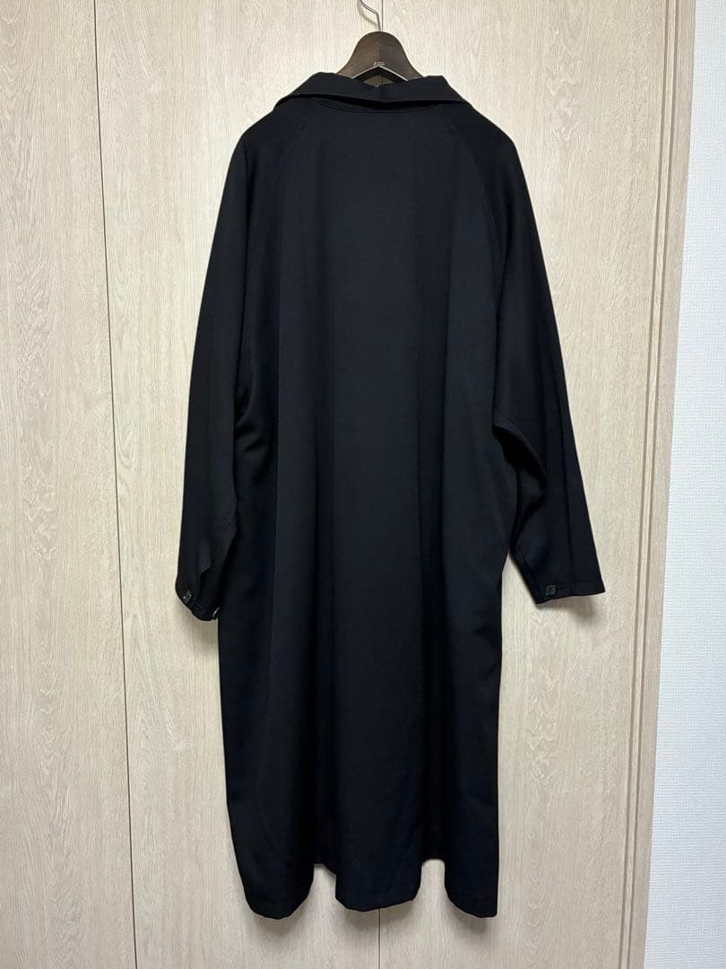 CABaN ウールギャバジン スタンドカラーコート