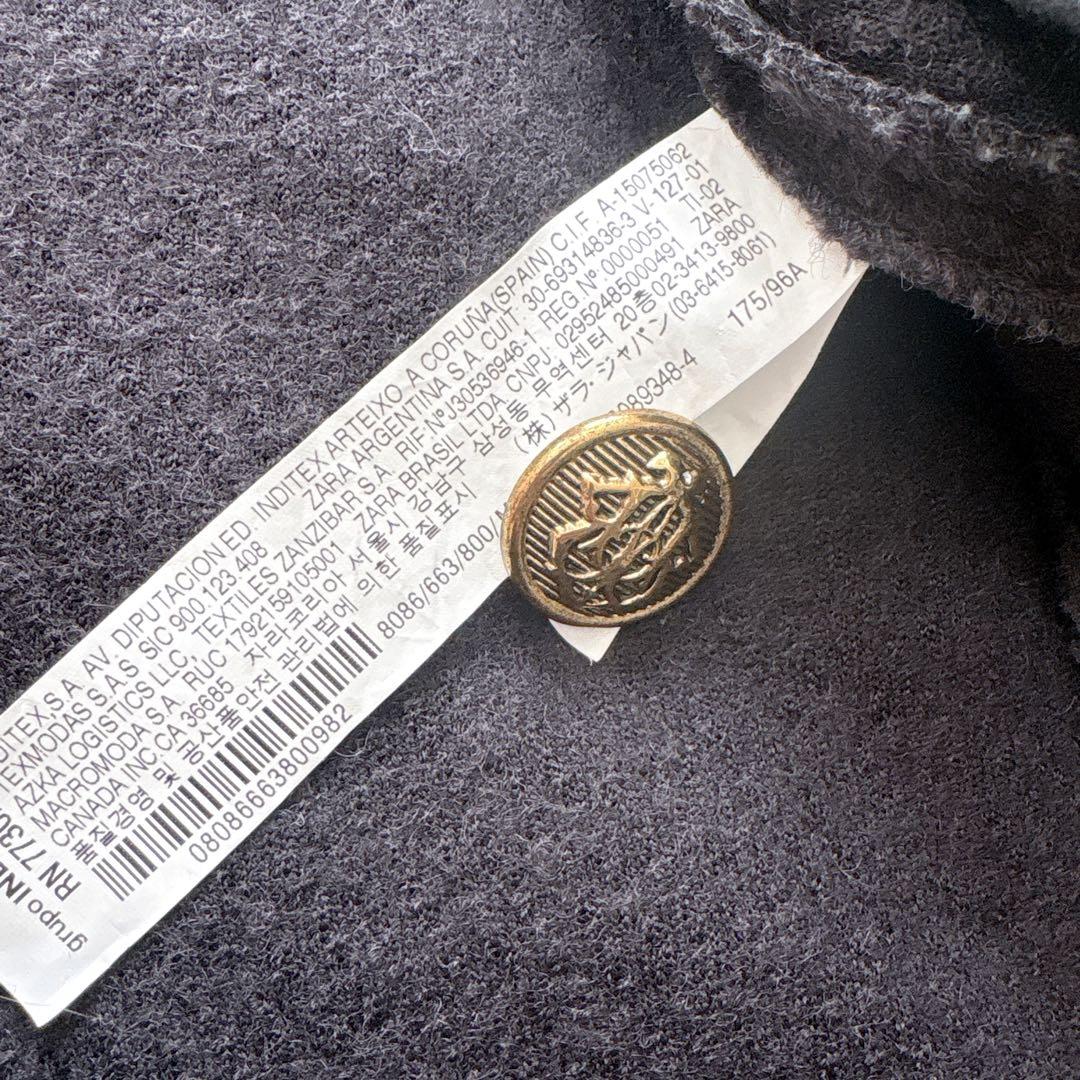 【希少】ZARA ロングケープ　マント　ポンチョ　コート　M-L