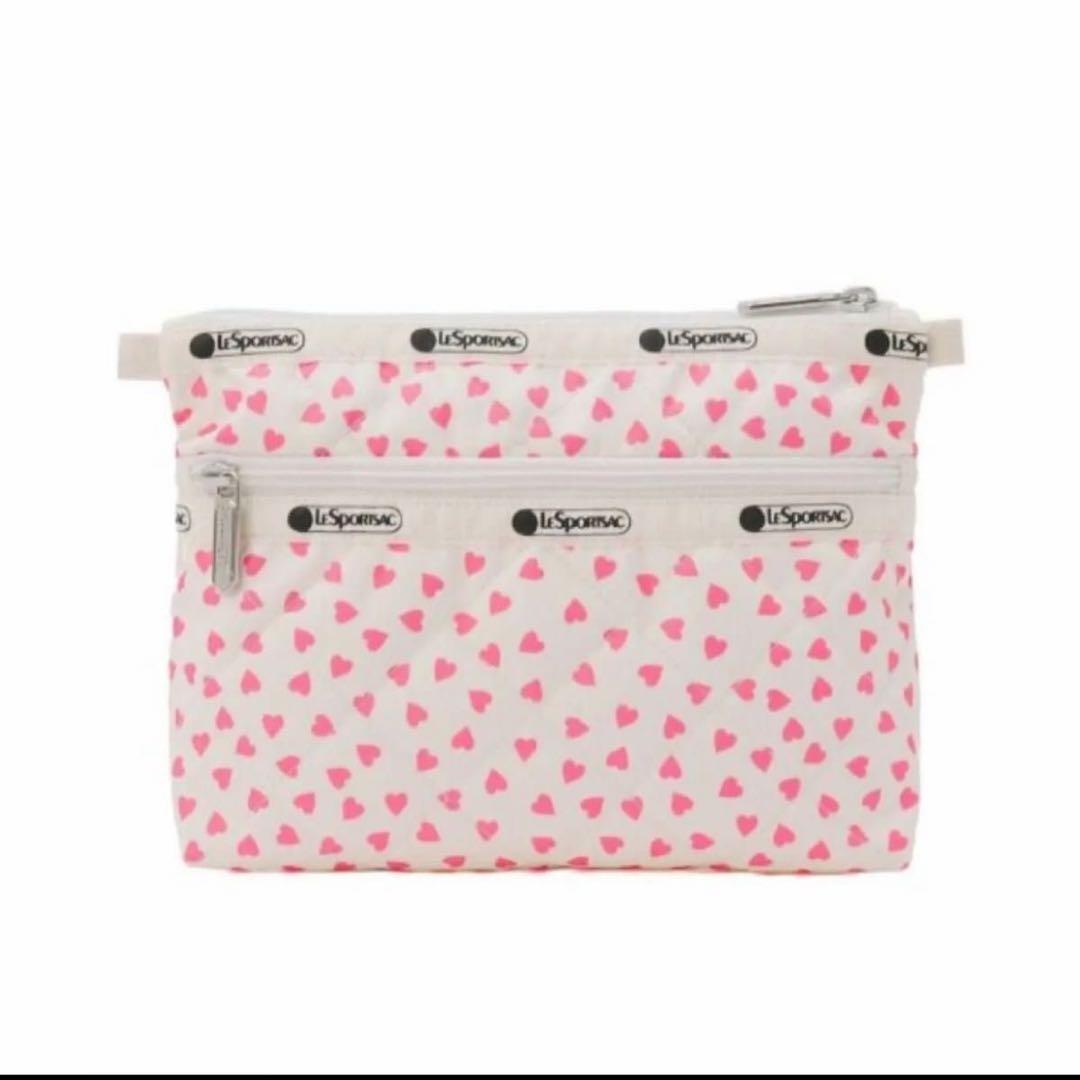 新品未使用品 レスポートサック×神崎恵 コラボ コスメポーチコーラル