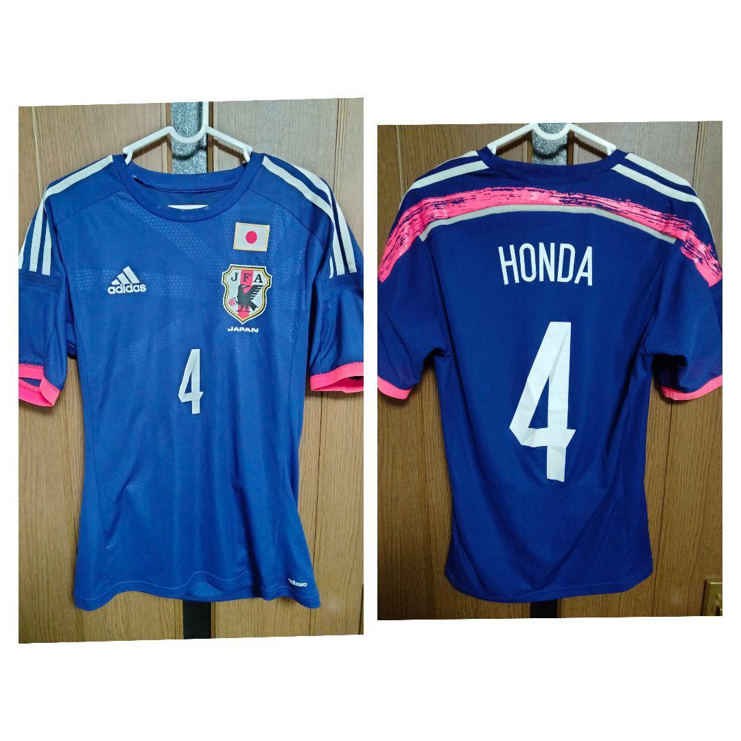 日本代表 本田圭佑 選手 #4 ユニフォーム 14/15 ホーム 選手着用モデル