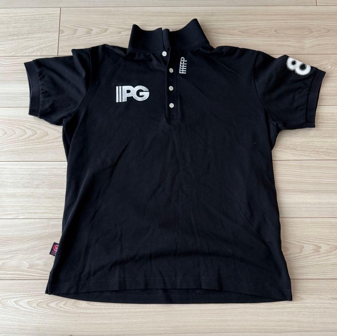 PEARLY パーリーゲイツ /IPG ポロシャツ/紺色/サイズ789