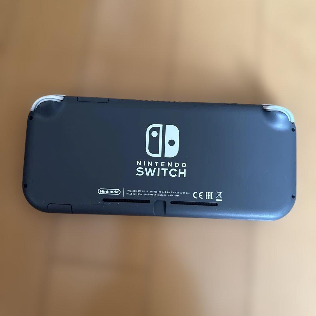 Nintendo Switch Lite 本体 グレー 充電器付き