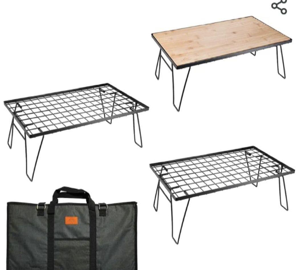 キャンピングムーン T-230-3TP アウトドアテーブル 収納バッグ付き