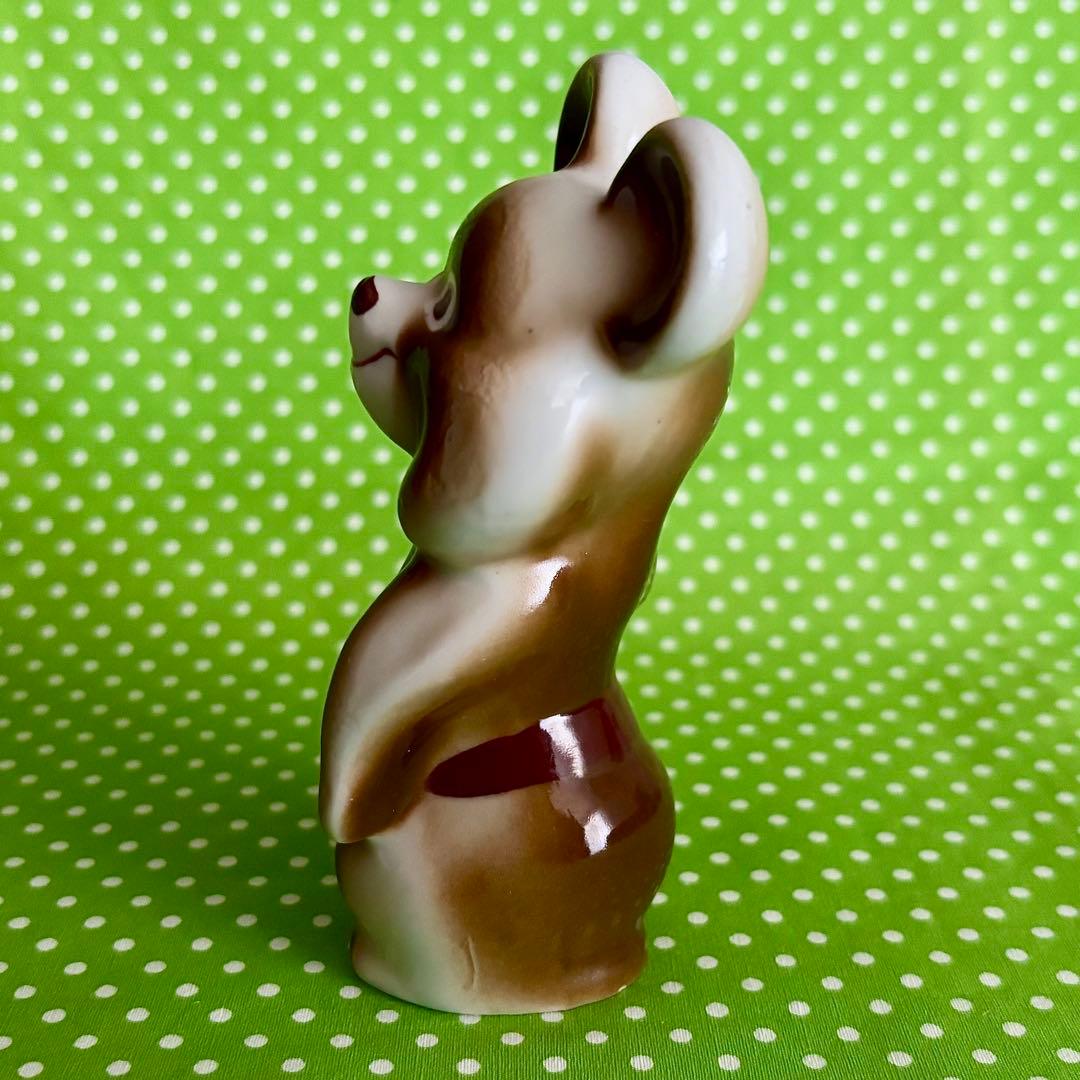【輸入】こぐまのミーシャ 陶器 ポーセレン 人形 置物 小型 ミニ