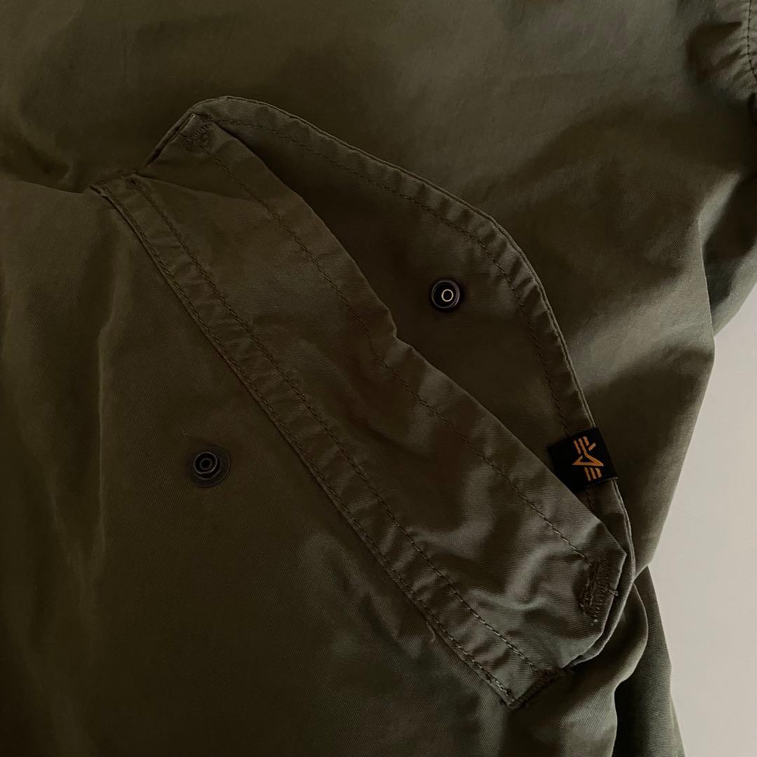 【3L】ALPHAアルファインダストリーズM-65モッズコートフィッシュテール