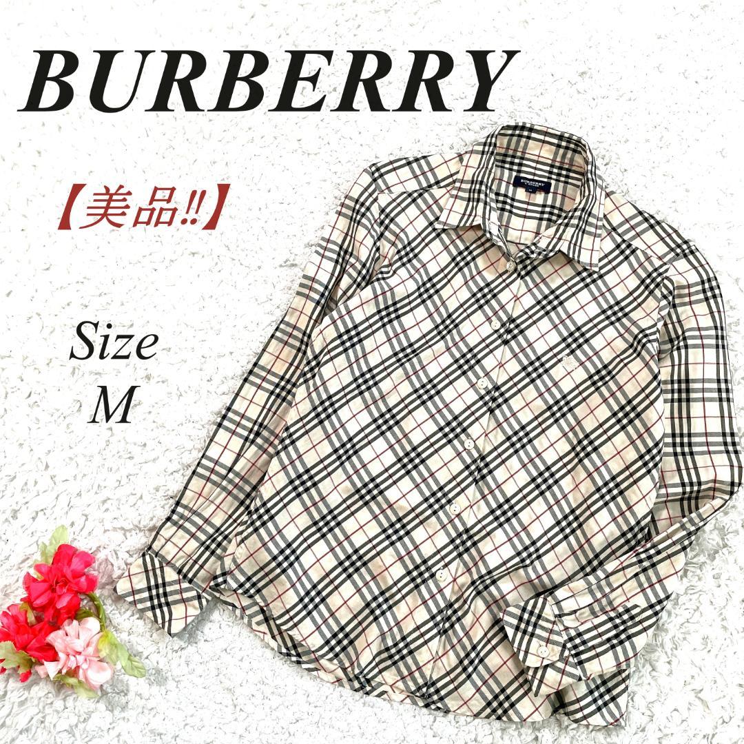 ✨美品✨ BURBERRY LONDON ノバチェックシャツ ナイト刺繍 M - メルカリ