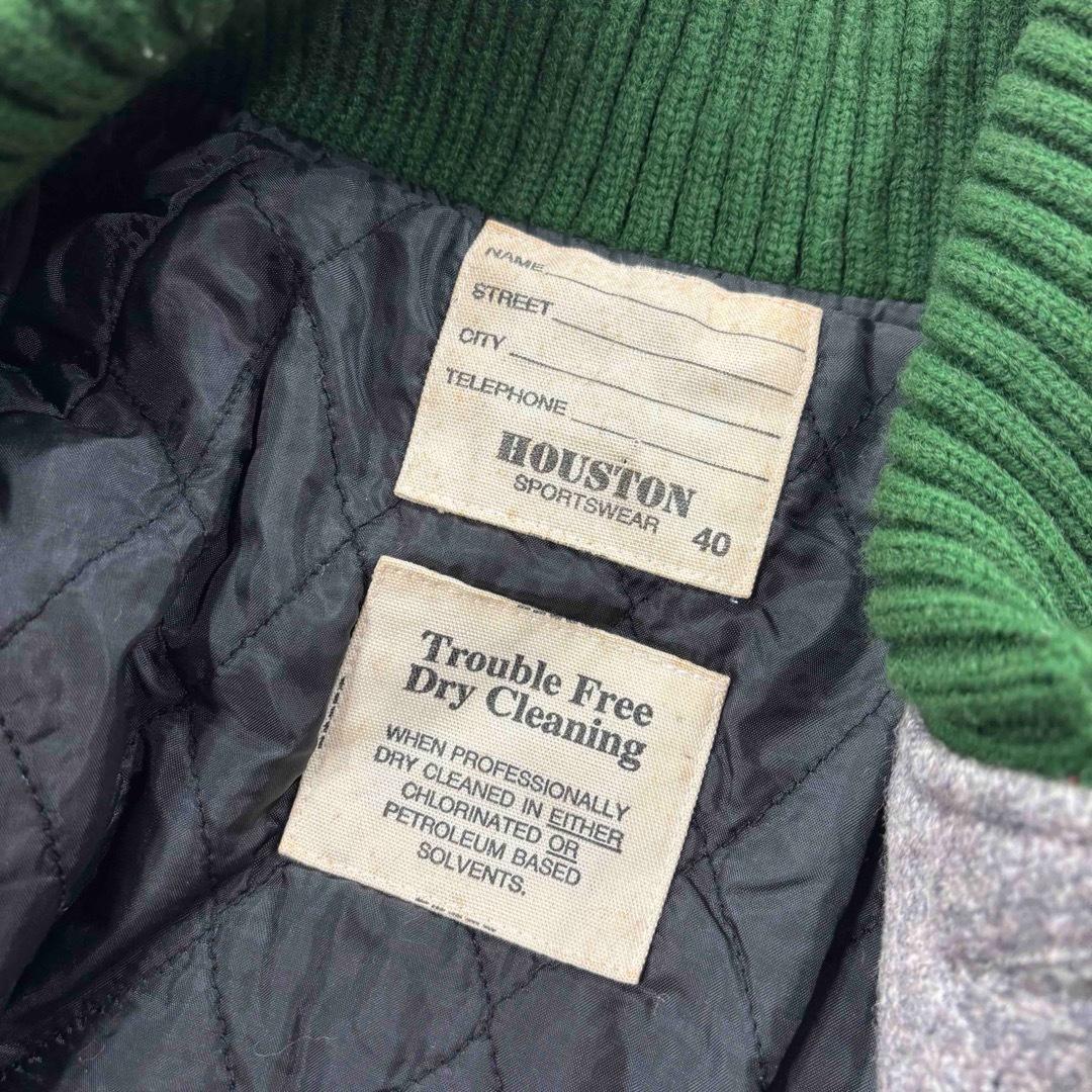 HOUSTON SPORTSWEAR プレモントレカデッツ 刺繍 スタジャン L