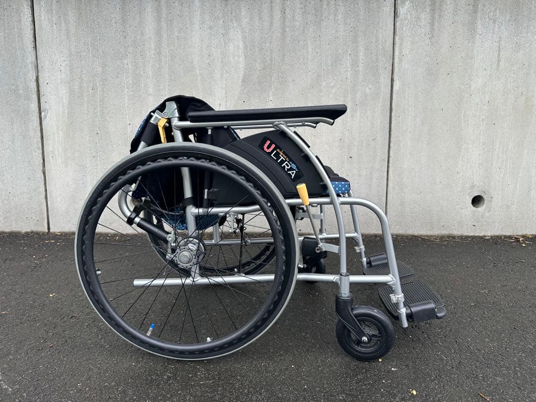 NISSIN 日進医療器 NA-U1 ウルトラシリーズ アルミ製 自走式車椅子