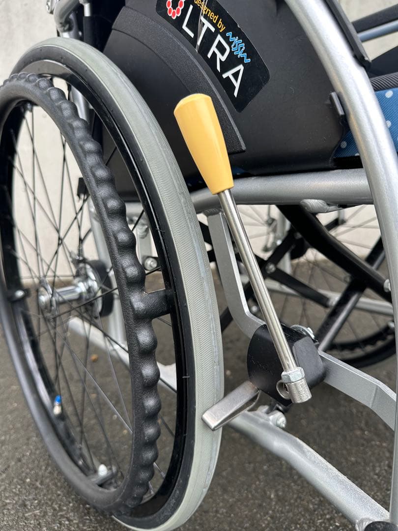 NISSIN 日進医療器 NA-U1 ウルトラシリーズ アルミ製 自走式車椅子