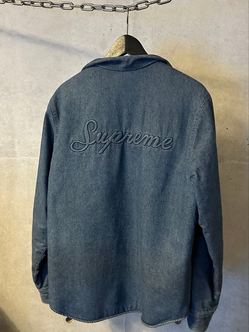 Sherpa Lined Denim Shirt シュプリーム デニムボア