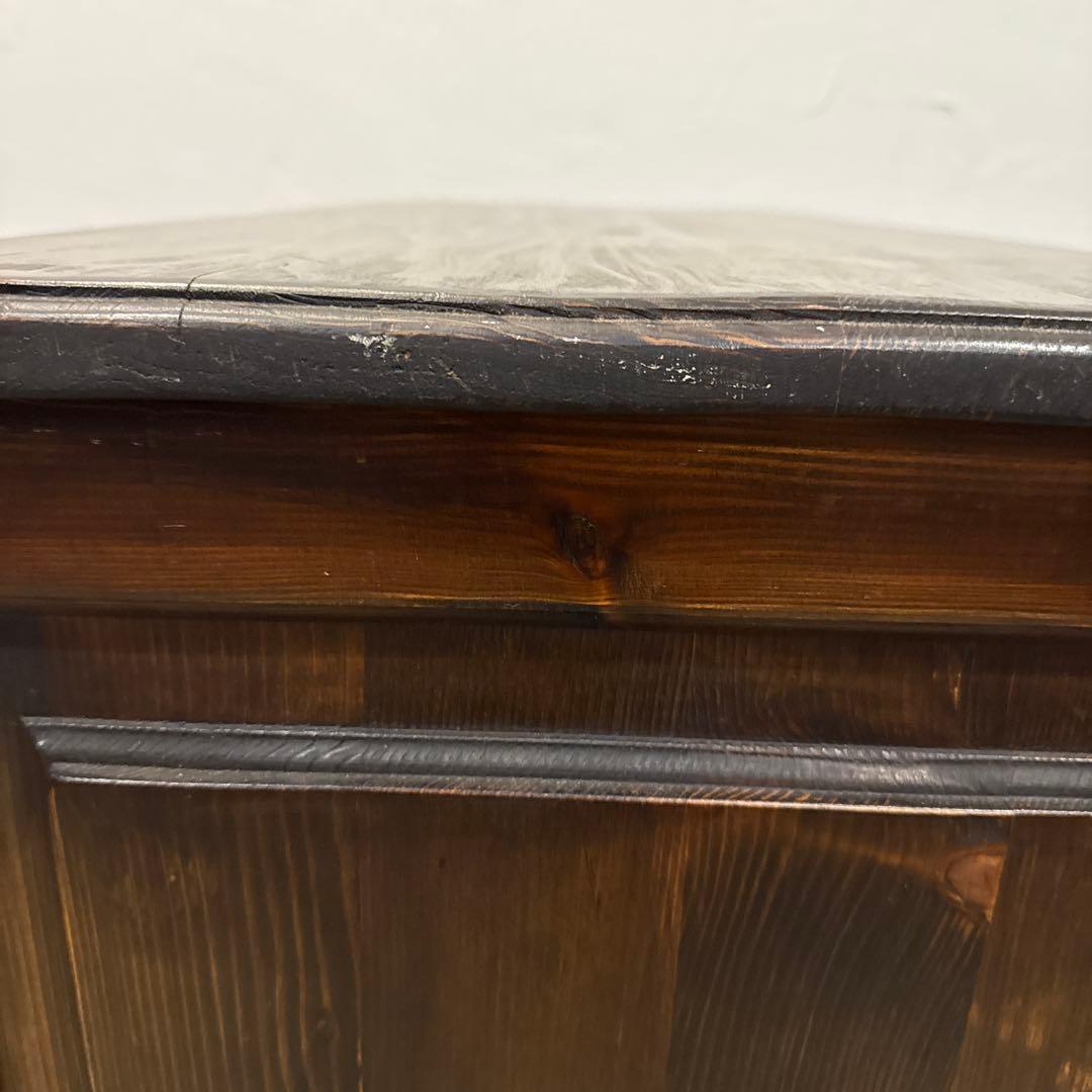 ヴィンテージ　収納付き　ベンチ