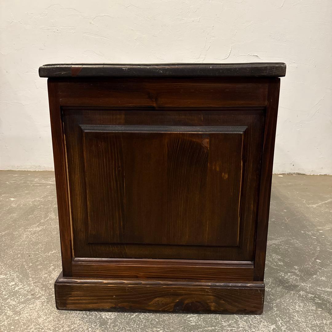 ヴィンテージ　収納付き　ベンチ