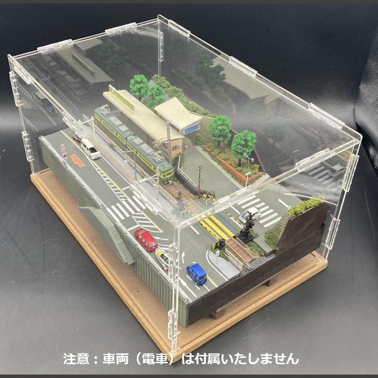 江ノ電ジオラマ】鎌倉高校前駅＆スラムダンク踏切一体化 Nゲージ
