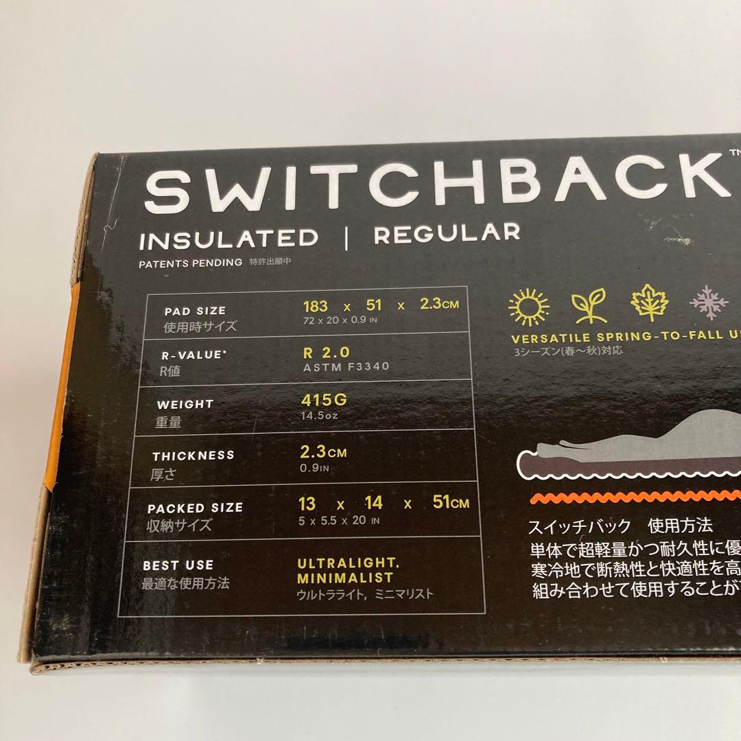 極美品　ニーモ　スイッチバック　マット　キャンプ　登山　キャンプ　クローズドセル