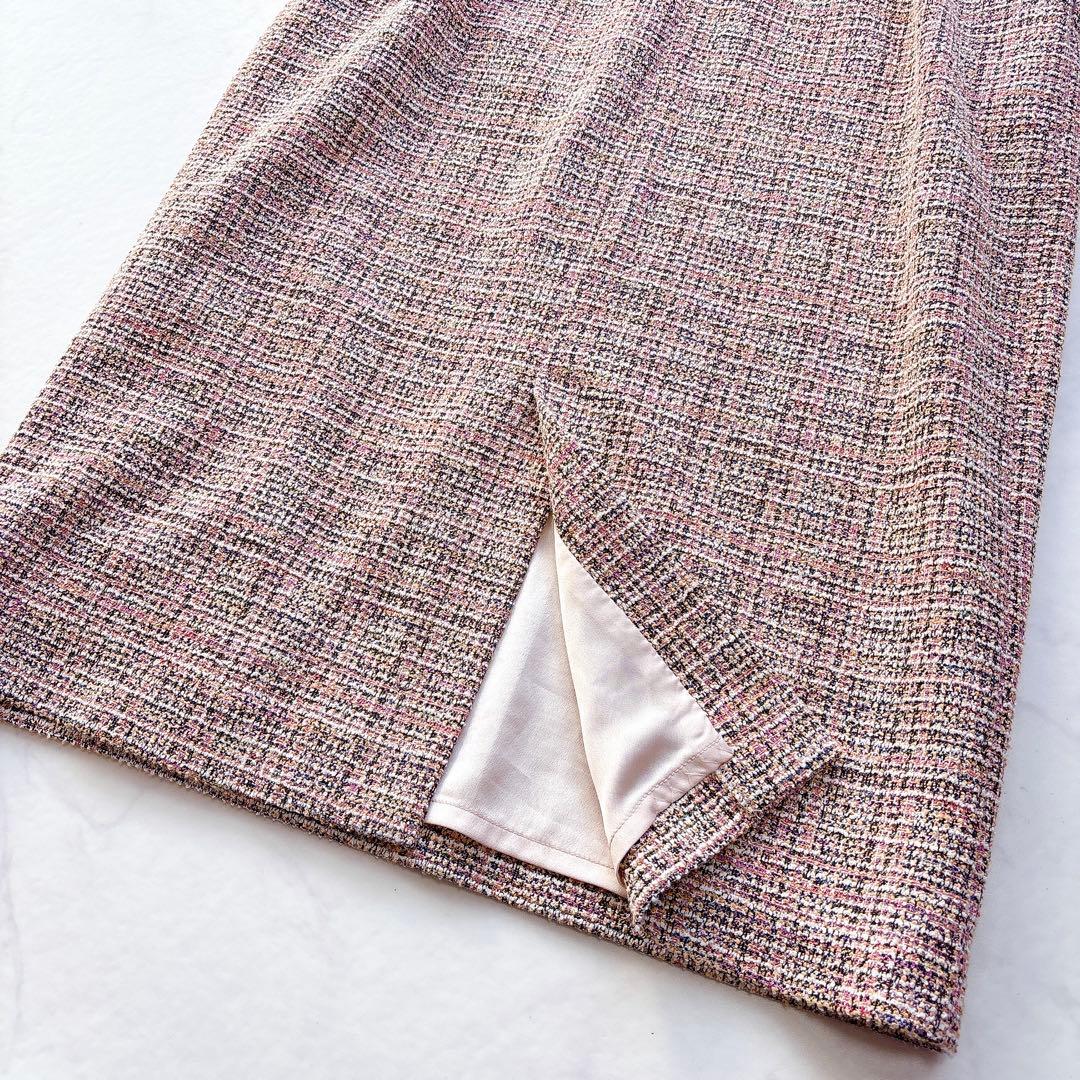 【CELFORD】佳子さま着用　ロングスリーブペプラムタイトワンピース　38