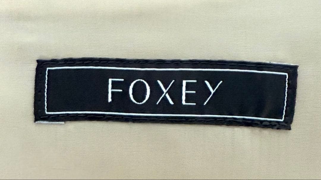 新品同様★FOXEY/フォクシー ワンピース ドレス キャラメルリリー 38