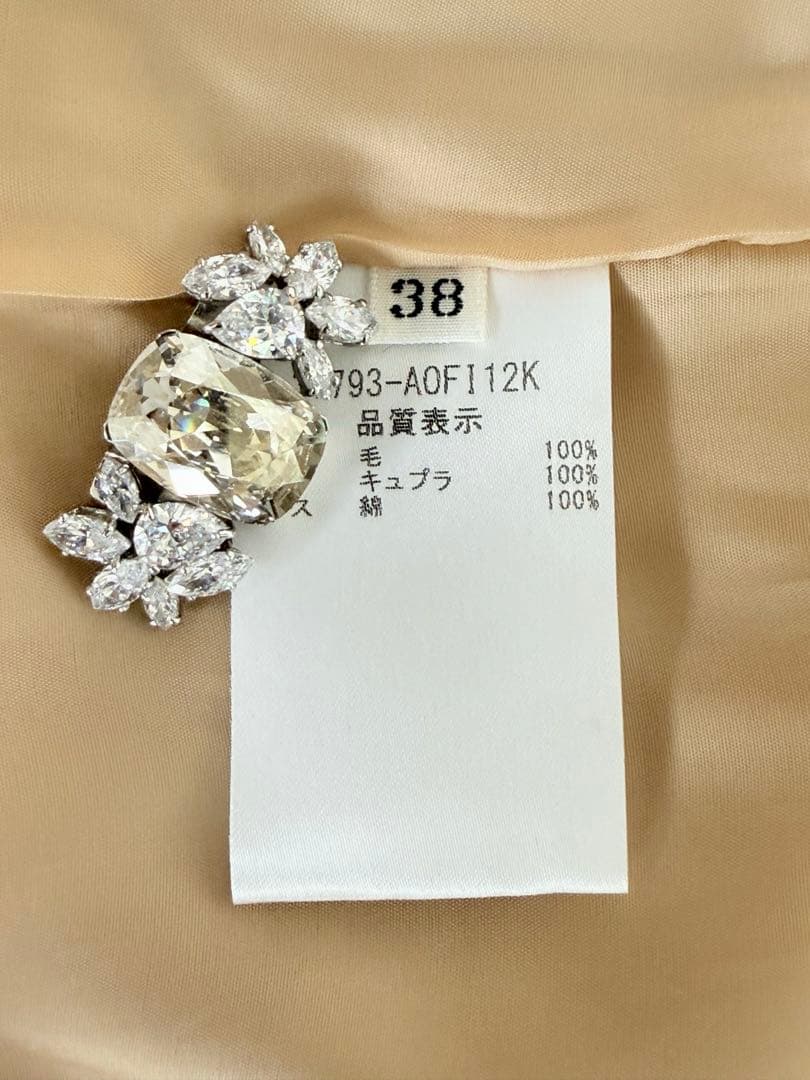 新品同様★FOXEY/フォクシー ワンピース ドレス キャラメルリリー 38