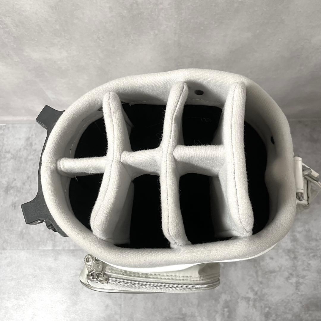 MARK&LONA (マーク&ロナ) ホワイトカモ　キャディバッグ 9.0型