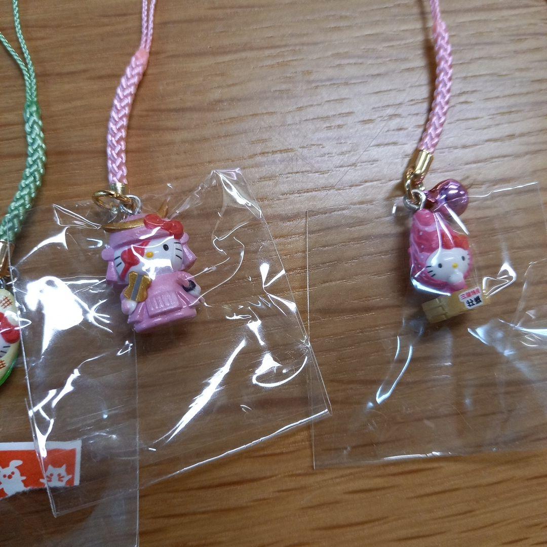 キティちゃん　ストラップ　キーホルダー　根付け　青森　岩手　秋田　宮城　東北限定