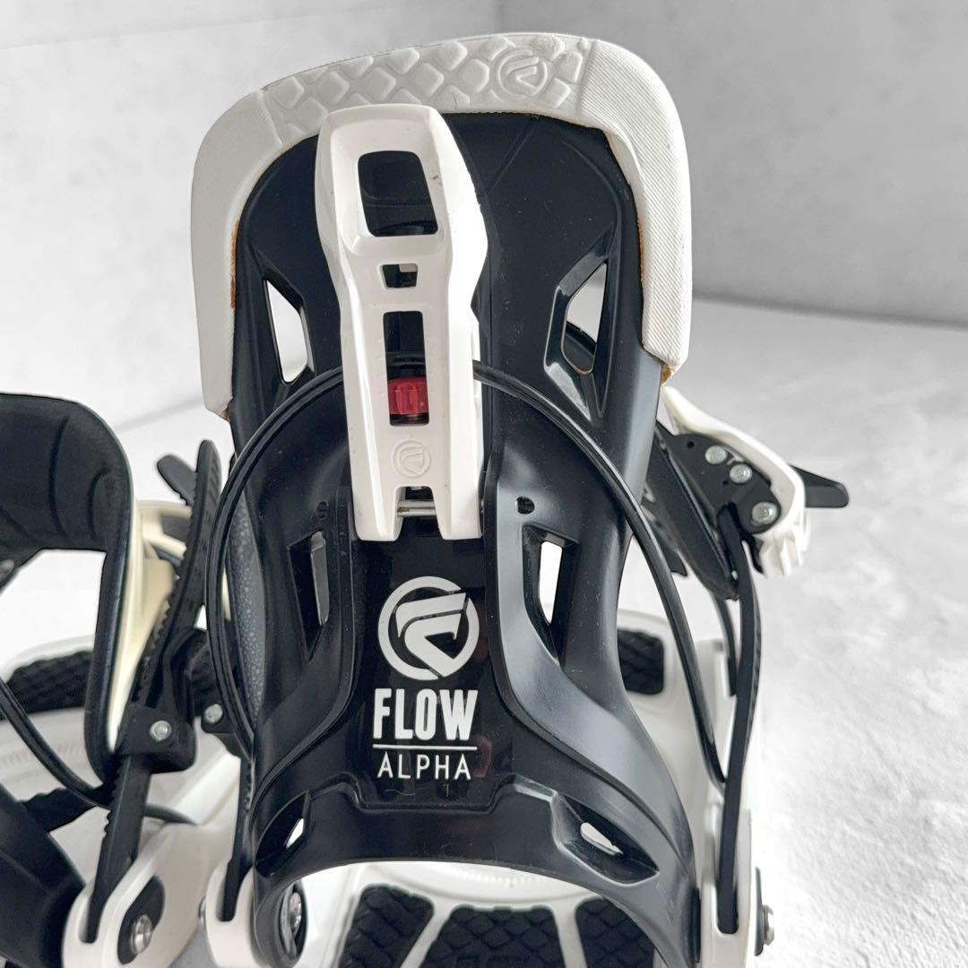 FLOW フロー スノーボード ビンディング ALPHA LG ホワイト