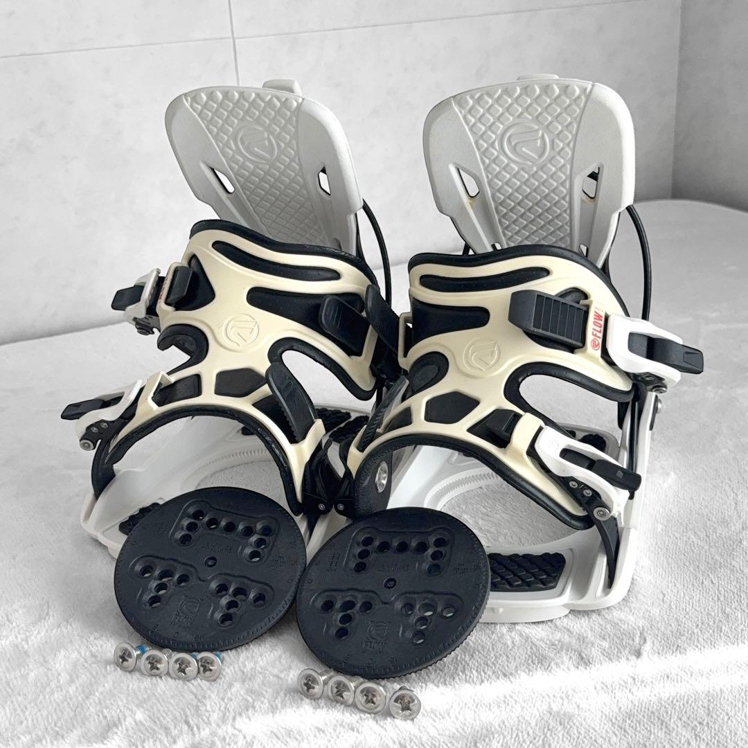 FLOW フロー スノーボード ビンディング ALPHA LG ホワイト