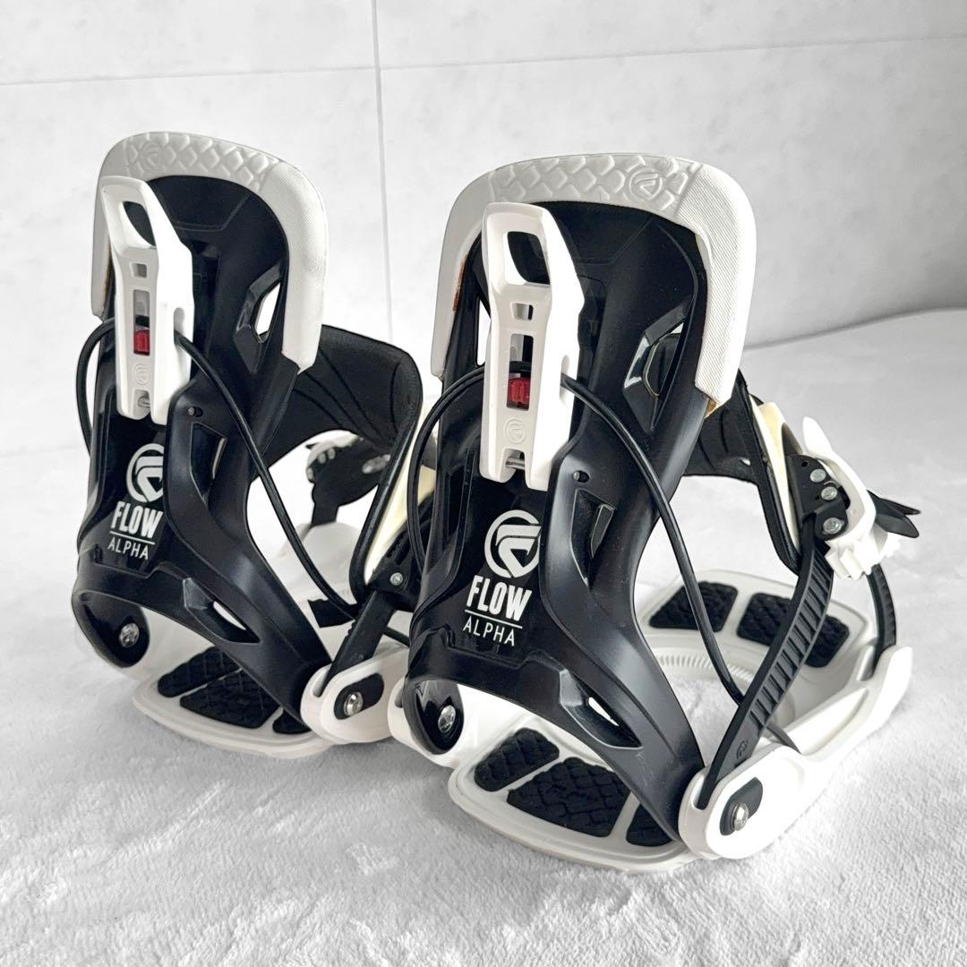 FLOW フロー スノーボード ビンディング ALPHA LG ホワイト