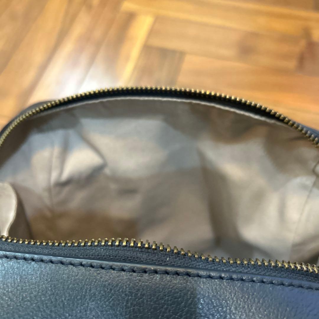 美品　motherhouse マザーハウス カゼマトウ　リュック ネイビーレザー