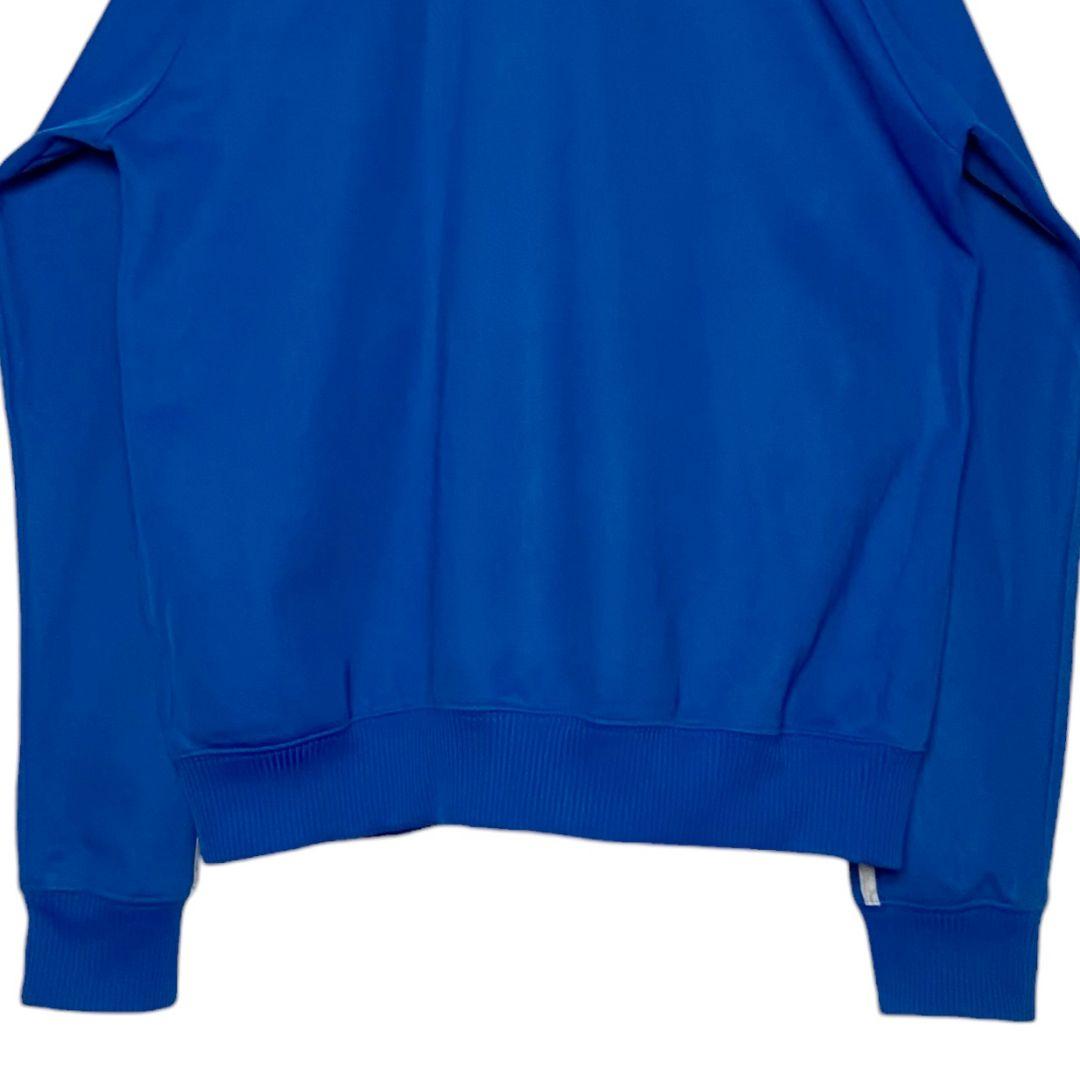 00s USA古着 アディダス トラックジャケット 青✕白 L ジャージ y2k