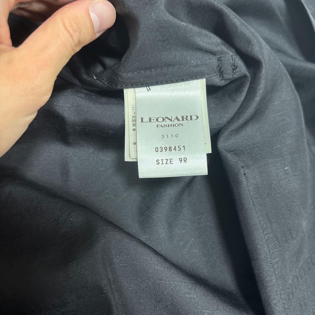 LEONARD ブラック ロングコート