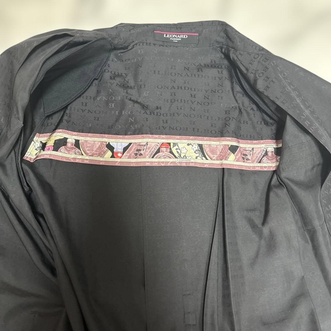 LEONARD ブラック ロングコート